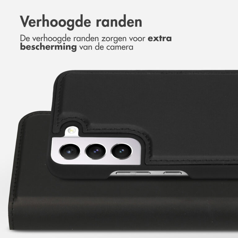 Accezz Premium Leather 2 in 1 Wallet Bookcase Samsung Galaxy S22 - Zwart - Afbeelding 3