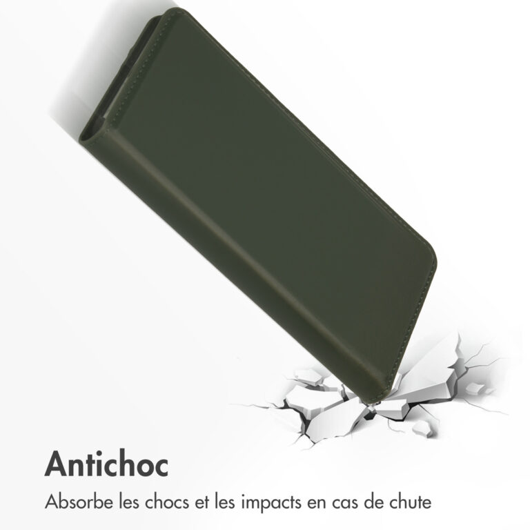 Accezz Premium Leather Slim Bookcase Samsung Galaxy S22 Plus - Groen - Afbeelding 10