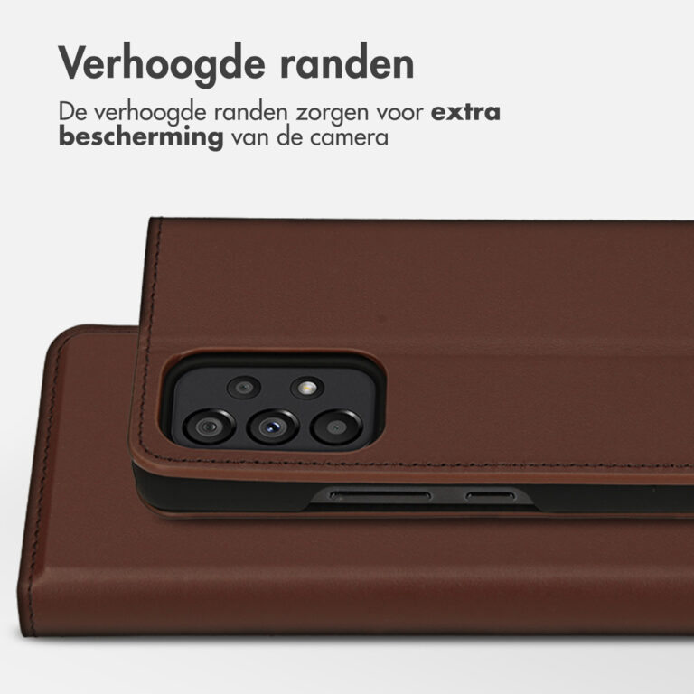 Accezz Premium Leather Slim Bookcase Samsung Galaxy A53 - Bruin - Afbeelding 8