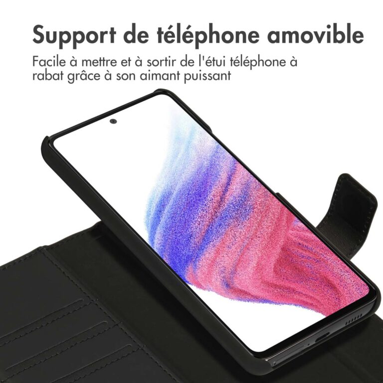 Accezz Premium Leather 2 in 1 Wallet Bookcase Samsung Galaxy A53 - Zwart - Afbeelding 7