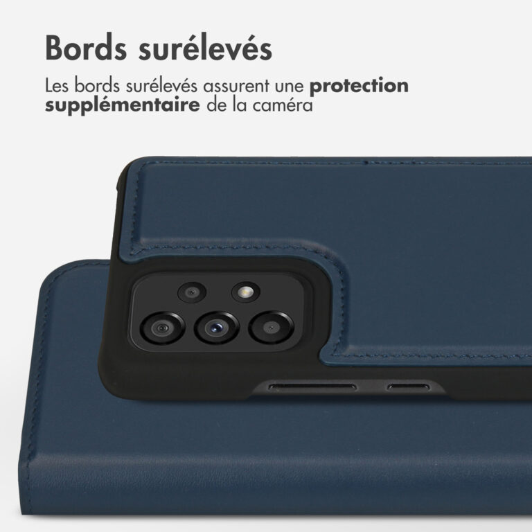 Accezz Premium Leather 2 in 1 Wallet Bookcase Samsung Galaxy A53 - Donkerblauw - Afbeelding 6