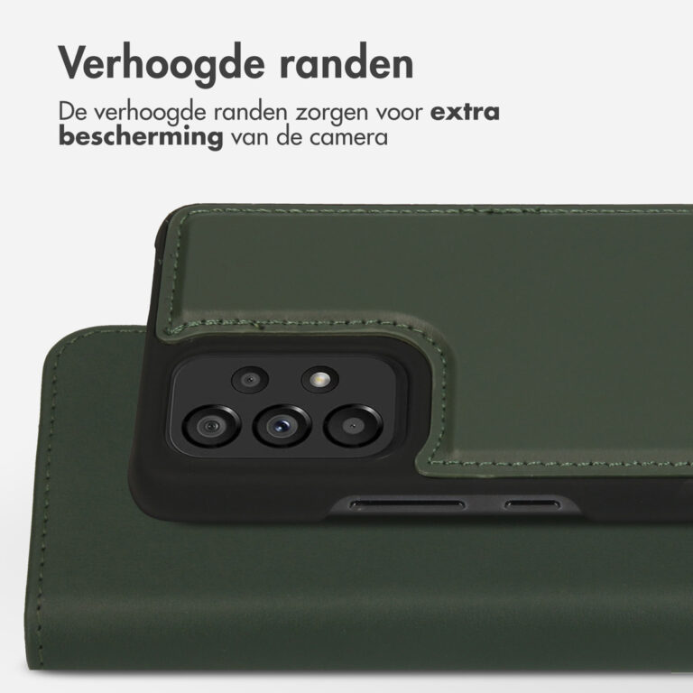 Accezz Premium Leather 2 in 1 Wallet Bookcase Samsung Galaxy A53 - Groen - Afbeelding 3