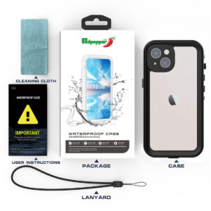 Redpepper Dot Plus Waterproof Backcover Apple iPhone 14 - Zwart