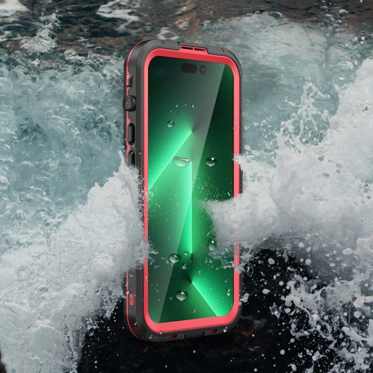 Redpepper Dot Plus Waterproof Backcover Apple iPhone 14 Pro - Zwart - Afbeelding 5