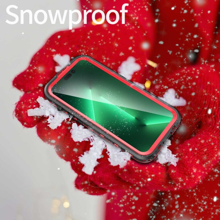 Redpepper Dot Plus Waterproof Backcover Apple iPhone 14 Pro - Zwart - Afbeelding 4