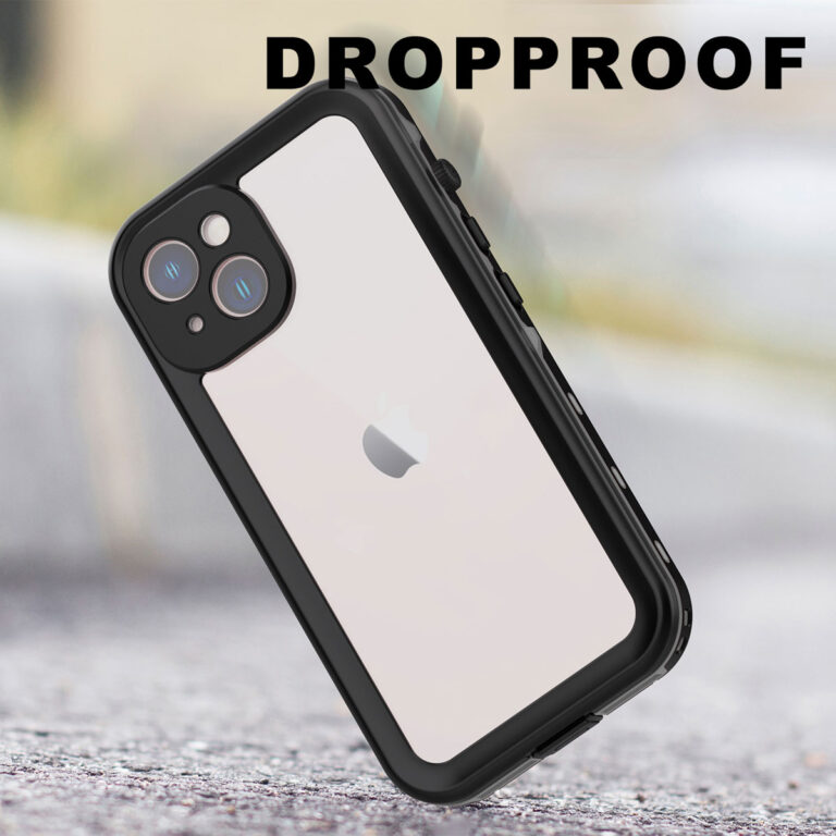 Redpepper Dot Plus Waterproof Backcover Apple iPhone 14 Plus - Zwart - Afbeelding 6
