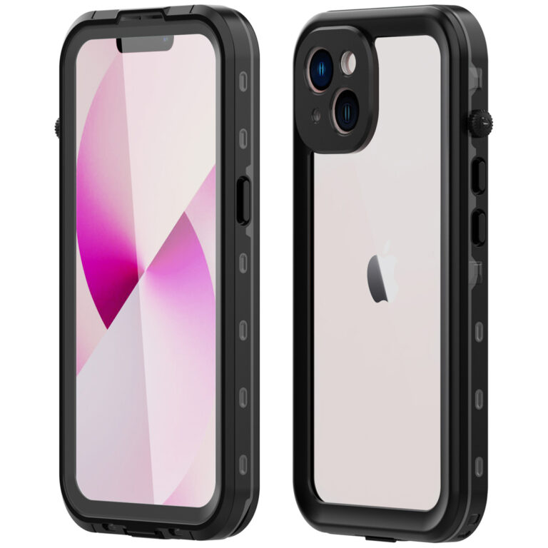 Redpepper Dot Plus Waterproof Backcover Apple iPhone 14 Plus - Zwart - Afbeelding 2