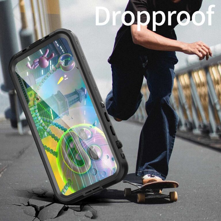 Redpepper Dot Plus Waterproof Backcover Apple iPhone 14 Pro Max - Zwart - Afbeelding 8