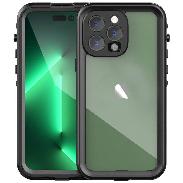 Redpepper Dot Plus Waterproof Backcover Apple iPhone 14 Pro Max - Zwart - Afbeelding 6