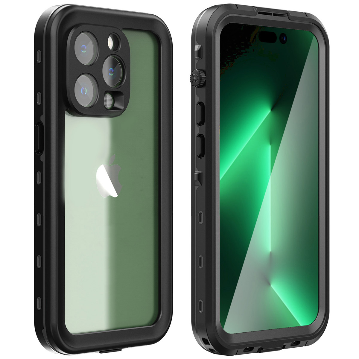 Redpepper Dot Plus Waterproof Backcover Apple iPhone 14 Pro Max – Zwart