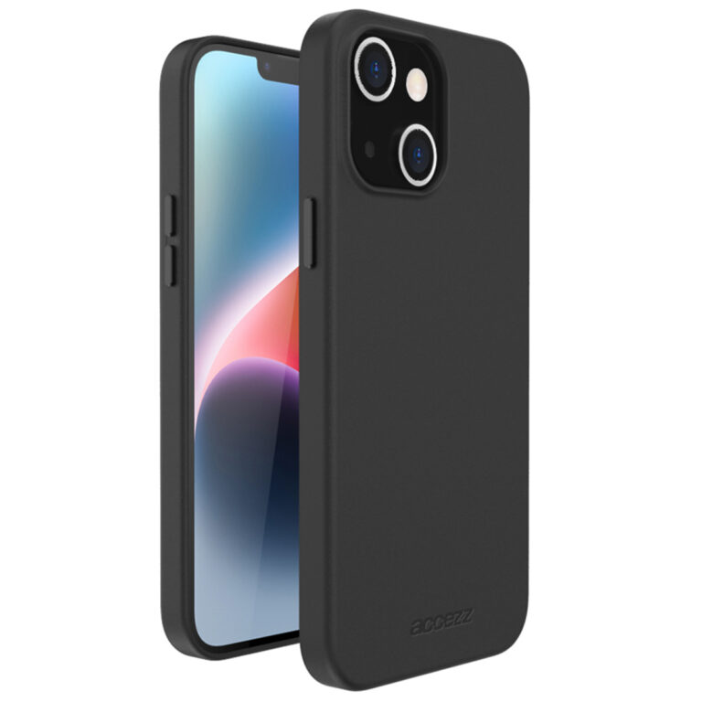 Accezz Leather Backcover met MagSafe Apple iPhone 14 Plus - Zwart - Afbeelding 6