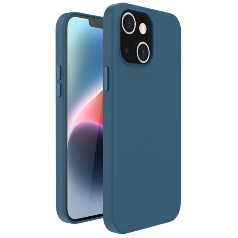 Accezz Leather Backcover met MagSafe Apple iPhone 14 Plus - Donkerblauw - Afbeelding 10
