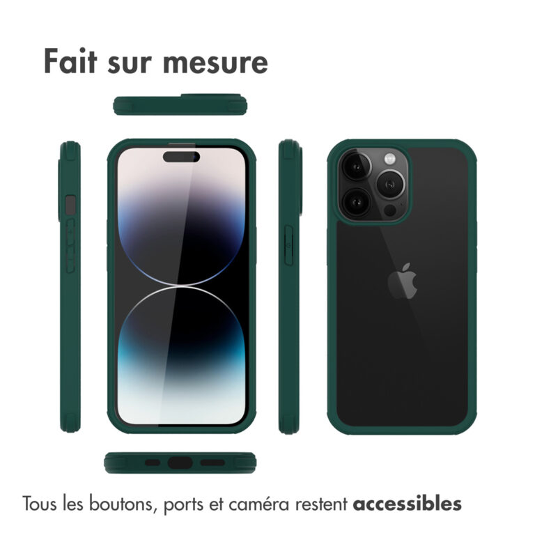 Accezz 360° Full Protective Cover Apple iPhone 14 Pro - Groen - Afbeelding 10