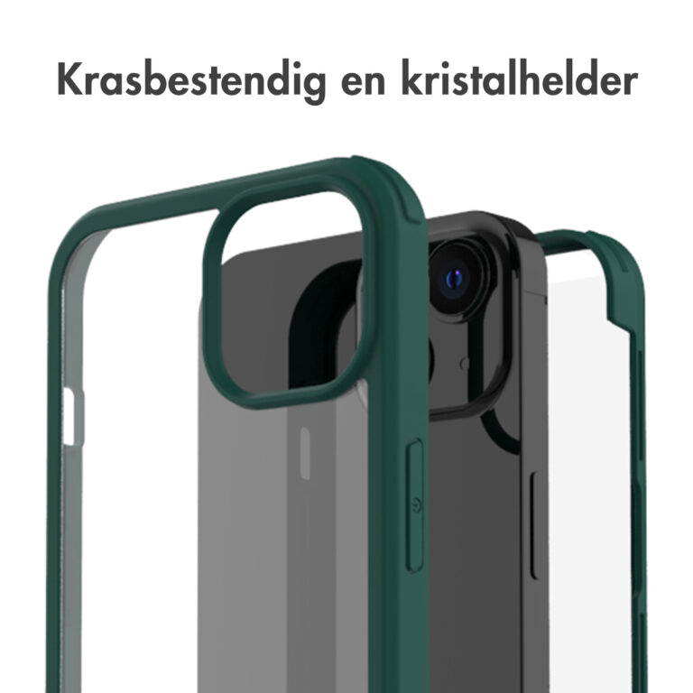 Accezz 360° Full Protective Cover Apple iPhone 14 Plus - Groen - Afbeelding 3