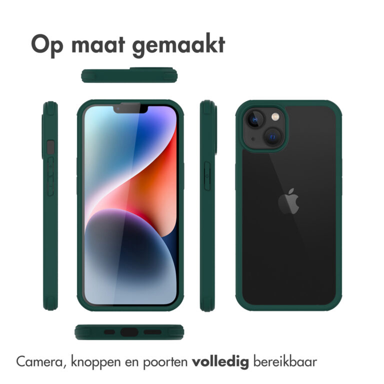 Accezz 360° Full Protective Cover Apple iPhone 14 Plus - Groen - Afbeelding 2