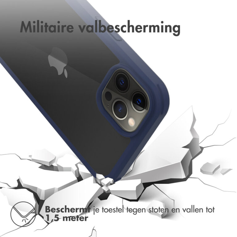 Accezz 360° Full Protective Cover Apple iPhone 14 Pro Max- Blauw - Afbeelding 7
