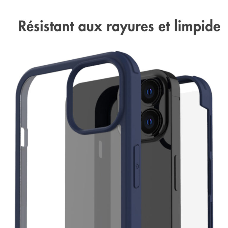 Accezz 360° Full Protective Cover Apple iPhone 14 Pro Max- Blauw - Afbeelding 10