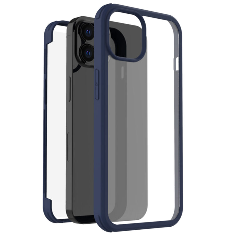 Accezz 360° Full Protective Cover Apple iPhone 14 Pro Max- Blauw - Afbeelding 8
