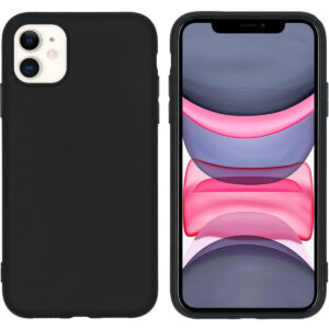 Accezz Color Backcover Apple iPhone 11 - Zwart