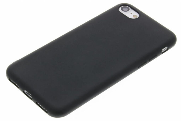 Accezz Color Backcover Apple iPhone SE (2022 / 2020) / 8 / 7 - Zwart - Afbeelding 3