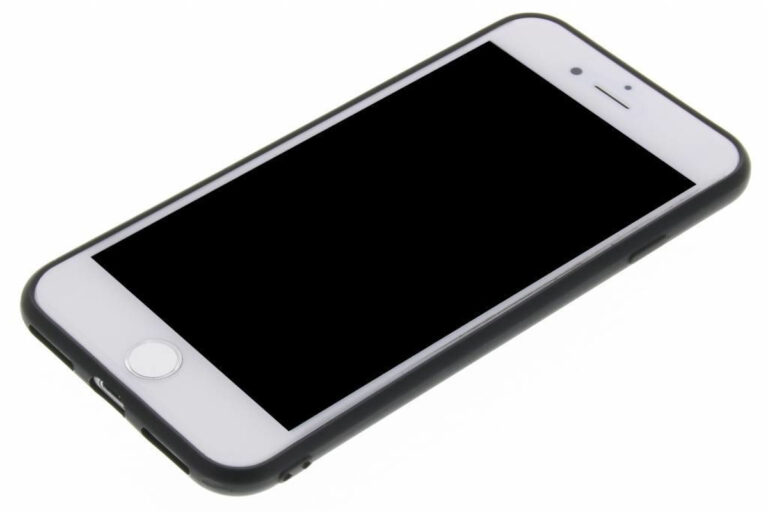 Accezz Color Backcover Apple iPhone SE (2022 / 2020) / 8 / 7 - Zwart - Afbeelding 2