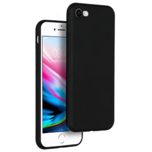 Accezz Color Backcover Apple iPhone SE (2022 / 2020) / 8 / 7 - Zwart
