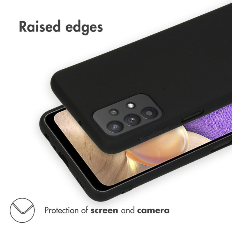 Accezz Color Backcover Samsung Galaxy A32 (5G) - Zwart - Afbeelding 2