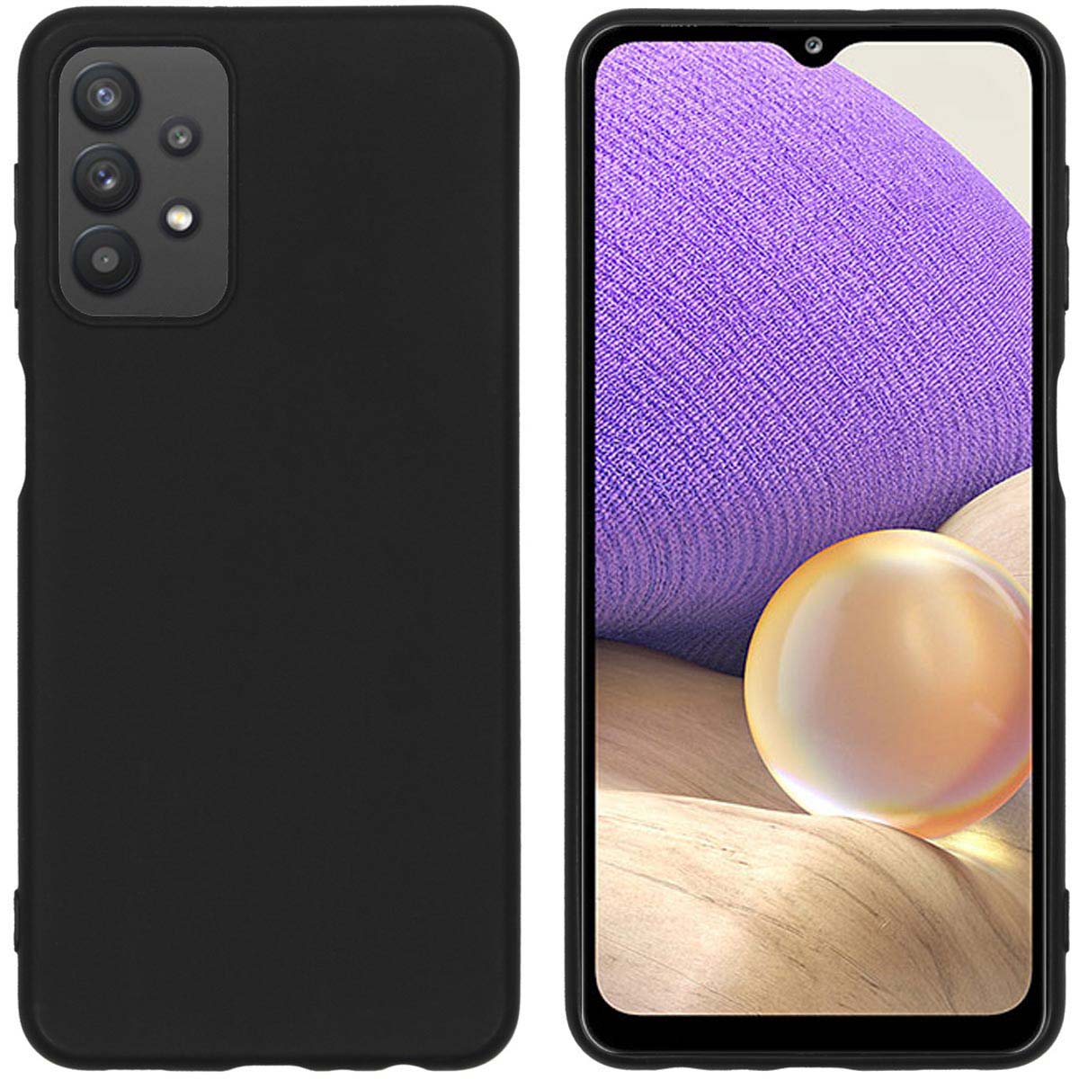 Accezz Color Backcover Samsung Galaxy A32 (5G) – Zwart