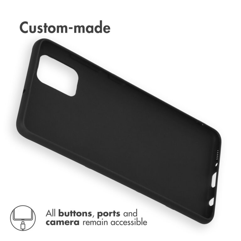 Accezz Color Backcover Samsung Galaxy A52 (5G) / A52 (4G) - Zwart - Afbeelding 3