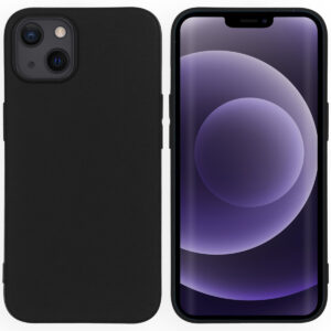 Accezz Color Backcover Apple iPhone 13 - Zwart