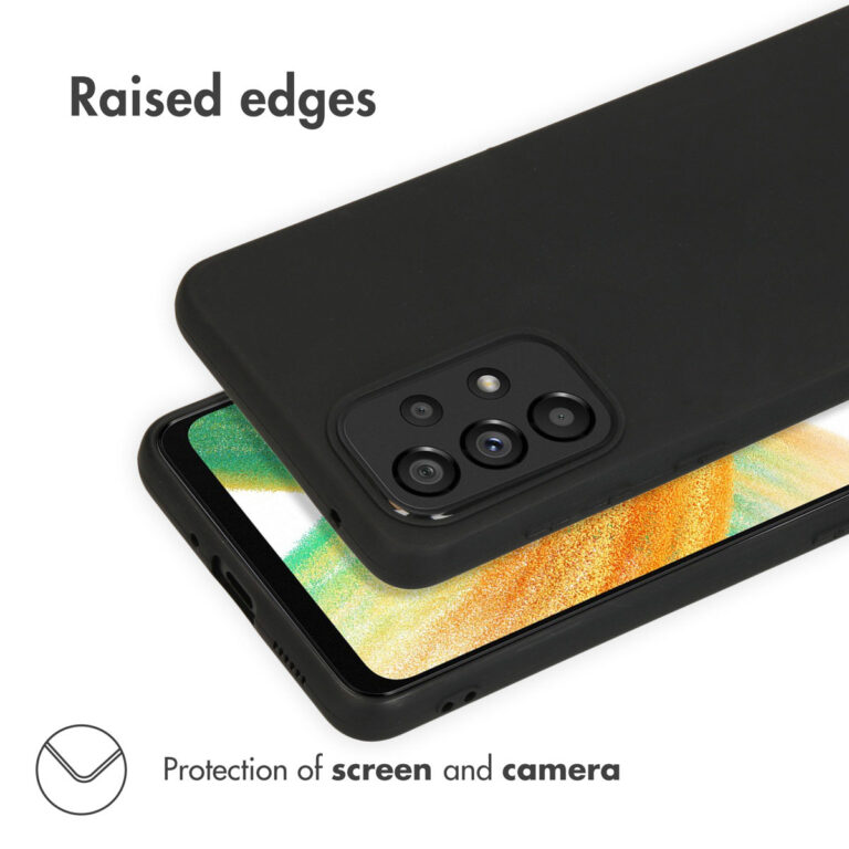 Accezz Color Backcover Samsung Galaxy A33 - Zwart - Afbeelding 2