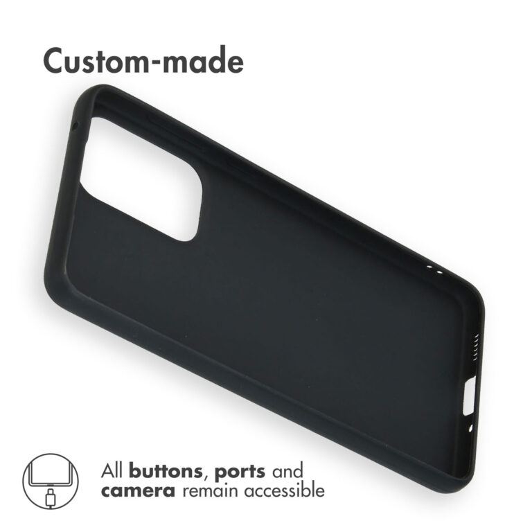 Accezz Color Backcover Samsung Galaxy A33 - Zwart - Afbeelding 3