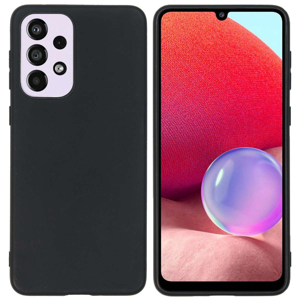 Accezz Color Backcover Samsung Galaxy A33 – Zwart
