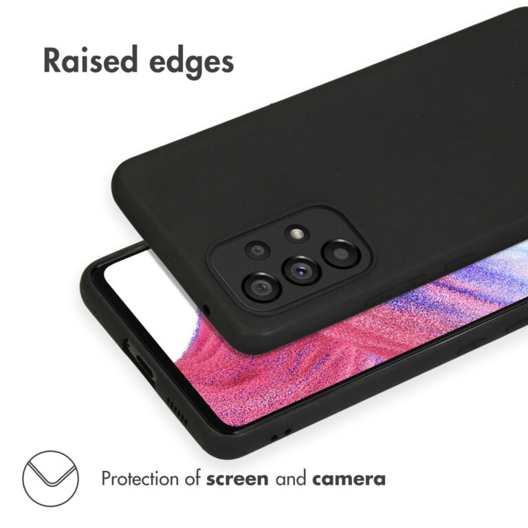 Accezz Color Backcover Samsung Galaxy A53 - Zwart - Afbeelding 2