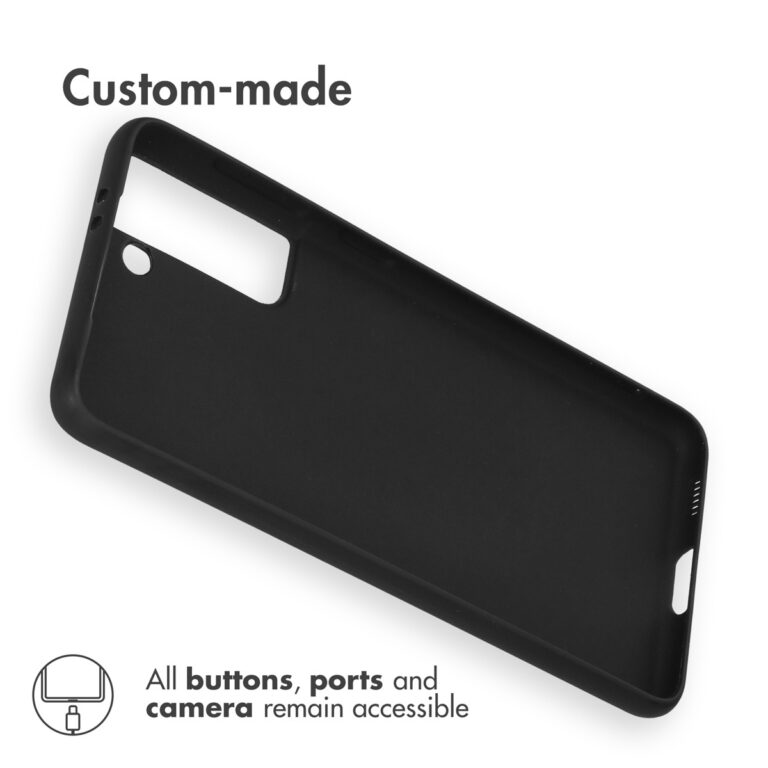 Accezz Color Backcover Samsung Galaxy S21 - Zwart - Afbeelding 3