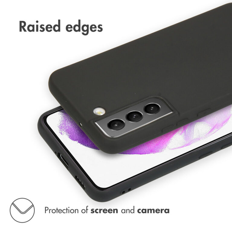 Accezz Color Backcover Samsung Galaxy S22 - Zwart - Afbeelding 2