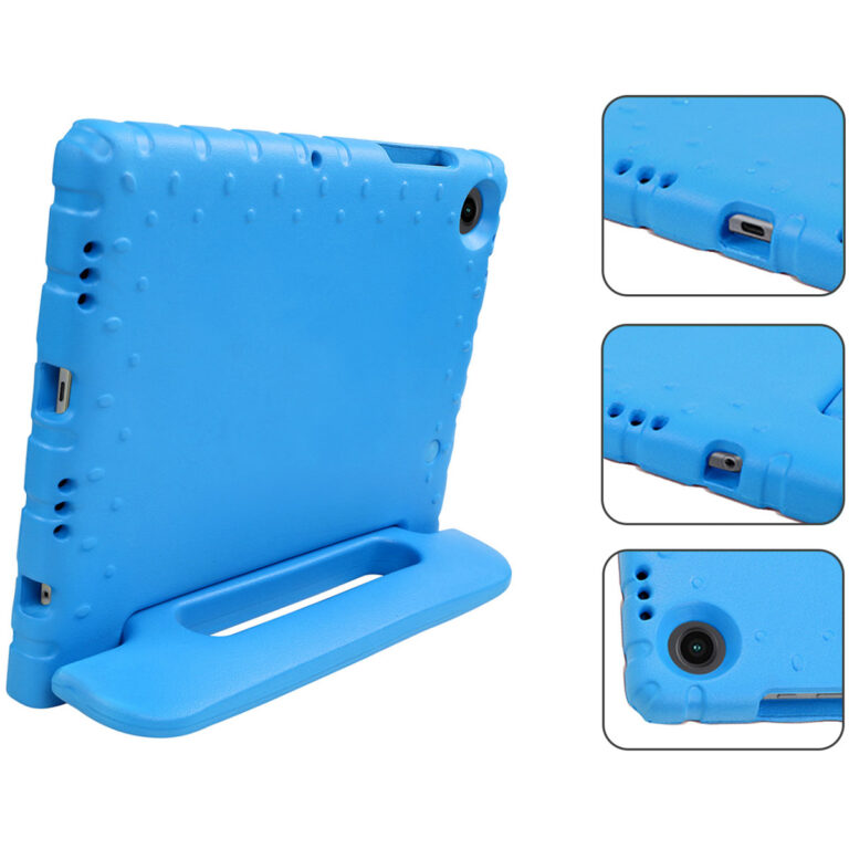 Accezz Kidsproof Backcover met handvat Galaxy Tab A8 - Blauw - Afbeelding 5