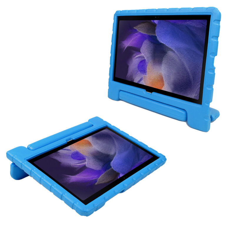 Accezz Kidsproof Backcover met handvat Galaxy Tab A8 - Blauw - Afbeelding 3