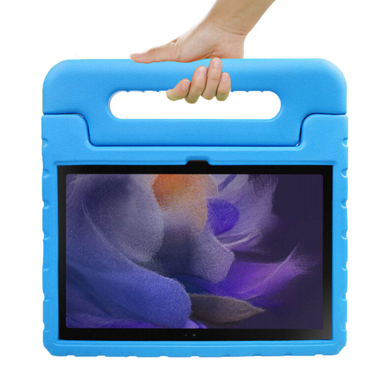 Accezz Kidsproof Backcover met handvat Galaxy Tab A8 - Blauw - Afbeelding 2