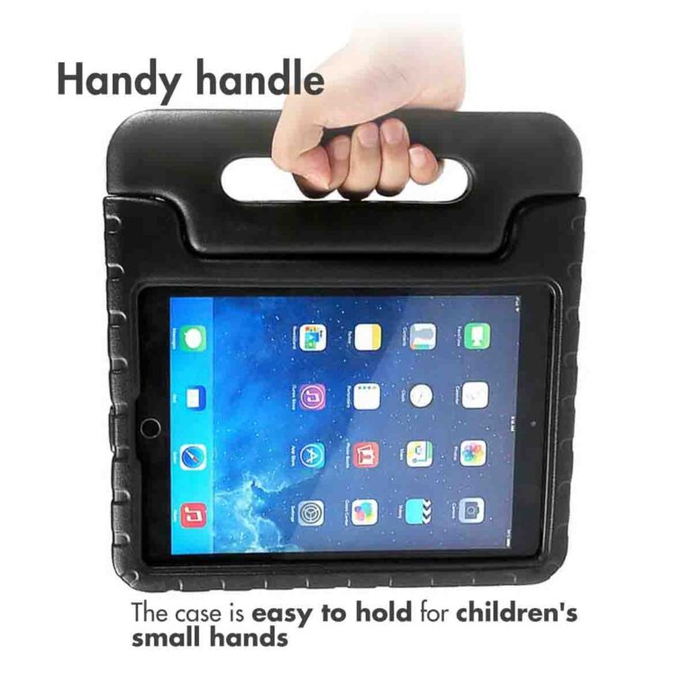 Accezz Kidsproof Backcover met handvat Apple iPad 6 (2018) 9.7 inch / iPad 5 (2017) 9.7 inch - Zwart - Afbeelding 4