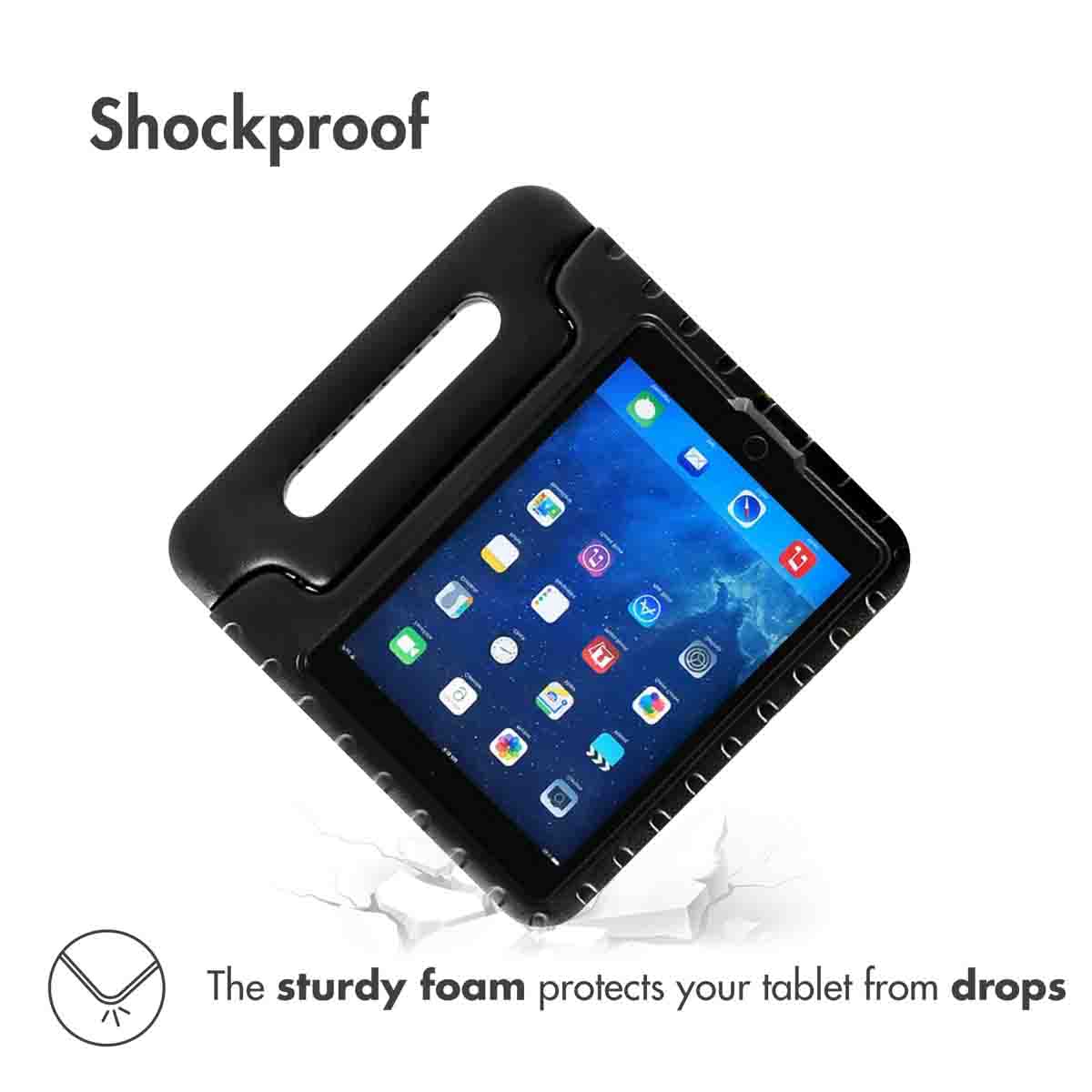 Accezz Kidsproof Backcover met handvat Apple iPad 6 (2018) 9.7 inch / iPad 5 (2017) 9.7 inch - Zwart - Afbeelding 2