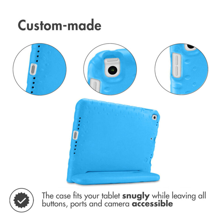 Accezz Kidsproof Backcover met handvat Apple iPad 9 (2021) 10.2 inch / iPad 8 (2020) 10.2 inch / iPad 7 (2019) 10.2 inch - Blauw - Afbeelding 3