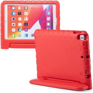 Accezz Kidsproof Backcover met handvat Apple iPad 9 (2021) 10.2 inch / iPad 8 (2020) 10.2 inch / iPad 7 (2019) 10.2 inch - Rood