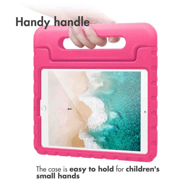 Accezz Kidsproof Backcover met handvat Apple iPad 9 (2021) 10.2 inch / iPad 8 (2020) 10.2 inch / iPad 7 (2019) 10.2 inch - Roze - Afbeelding 4