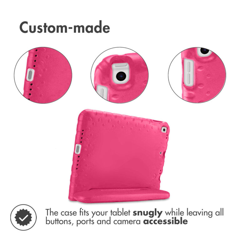 Accezz Kidsproof Backcover met handvat Apple iPad 9 (2021) 10.2 inch / iPad 8 (2020) 10.2 inch / iPad 7 (2019) 10.2 inch - Roze - Afbeelding 3