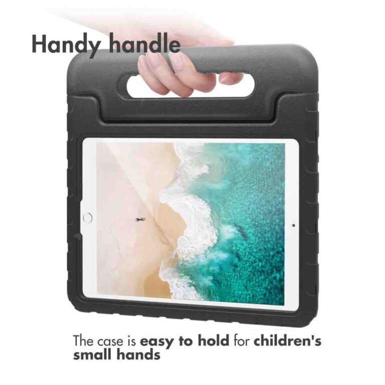 Accezz Kidsproof Backcover met handvat Apple iPad 9 (2021) 10.2 inch / iPad 8 (2020) 10.2 inch / iPad 7 (2019) 10.2 inch - Zwart - Afbeelding 4