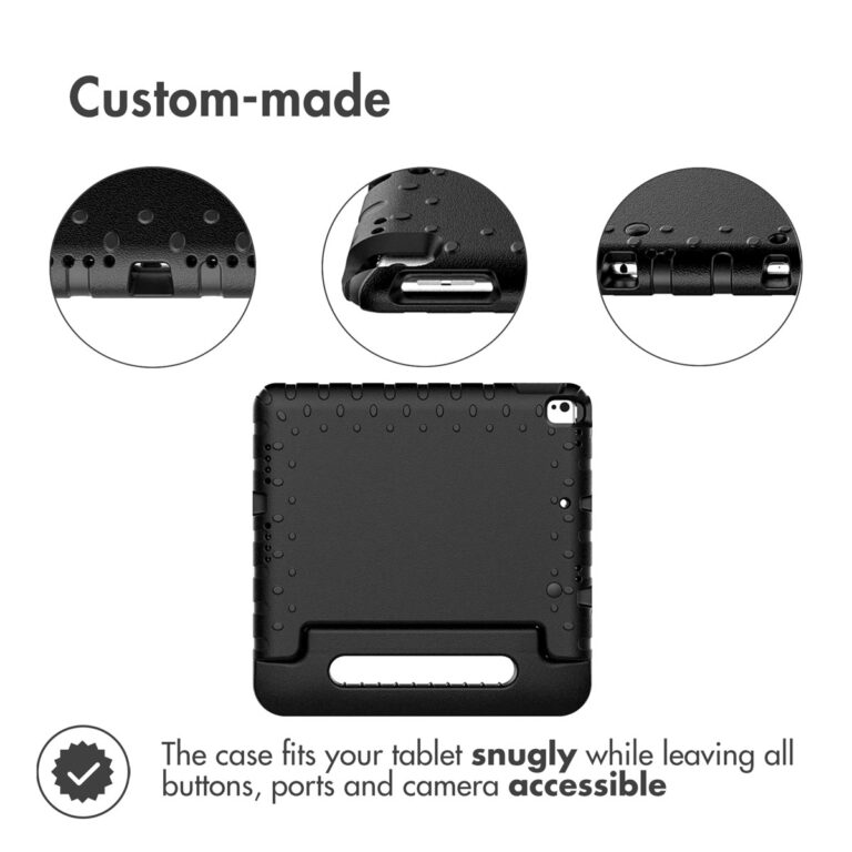 Accezz Kidsproof Backcover met handvat Apple iPad 9 (2021) 10.2 inch / iPad 8 (2020) 10.2 inch / iPad 7 (2019) 10.2 inch - Zwart - Afbeelding 3