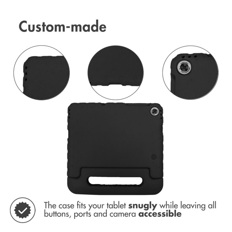 Accezz Kidsproof Backcover met handvat Lenovo Tab M10 Plus / M10 FHD Plus - Zwart - Afbeelding 3