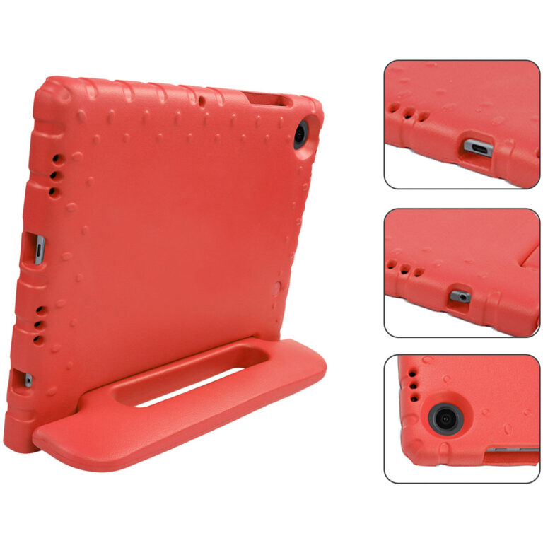 Accezz Kidsproof Backcover met handvat Samsung Galaxy Tab A8 - Rood - Afbeelding 5