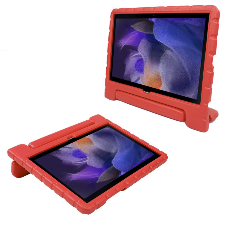 Accezz Kidsproof Backcover met handvat Samsung Galaxy Tab A8 - Rood - Afbeelding 3